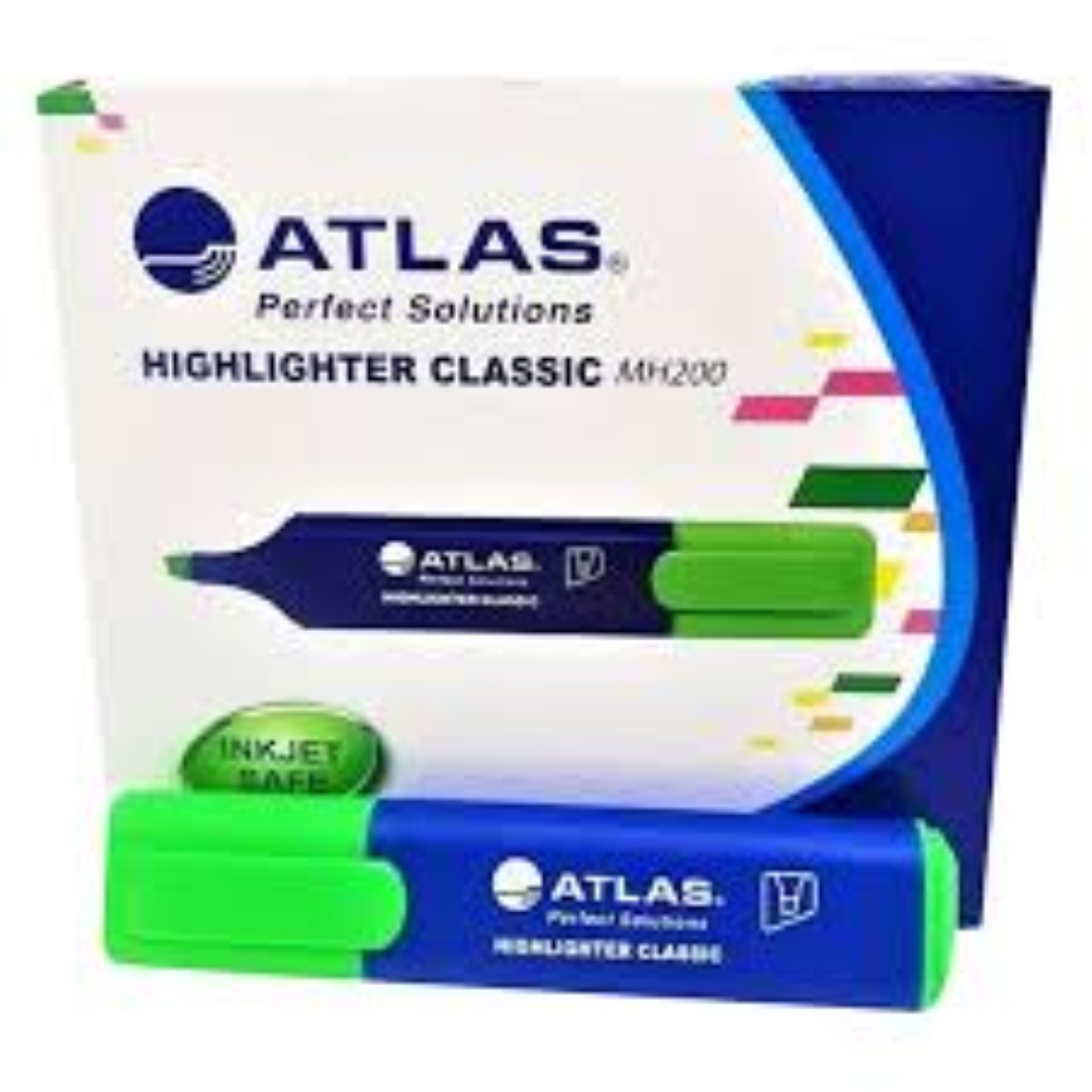 Atlas Highlighter MH200 BX=10EA GN AS-MH200-GN